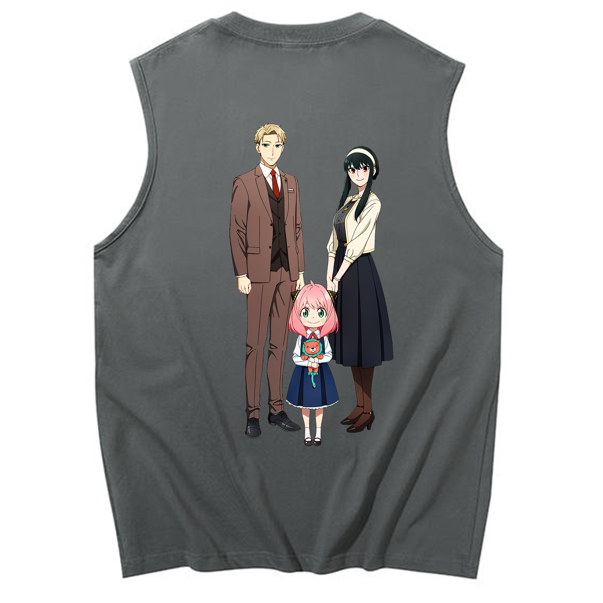 （画像用） SPY×FAMILY间谍家家酒 コットン100％タンクトップ（背面プリント）